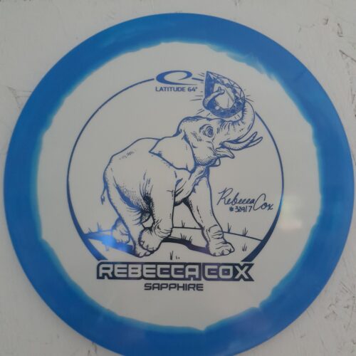 Gold Orbit Sapphire Rebecca Cox